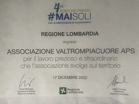 Pergamena premio MAISOLI